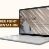 Brown Star Gaze Design PowerPoint Template