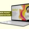 Colourful Abstract Background Design PowerPoint Template