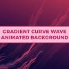 Dynamic Gradient Curve Animated Background - Eye-catching Motion Graphics for Websites