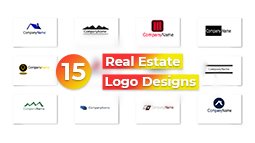Eye-Catching Real Estate Logos for Marketing Materials | Vibrant Colors & Designs