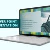 Square Pattern Design PowerPoint Template