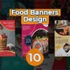 Food Banner Pack 2: Customizable and Eye-Catching Graphics for Your Food Business