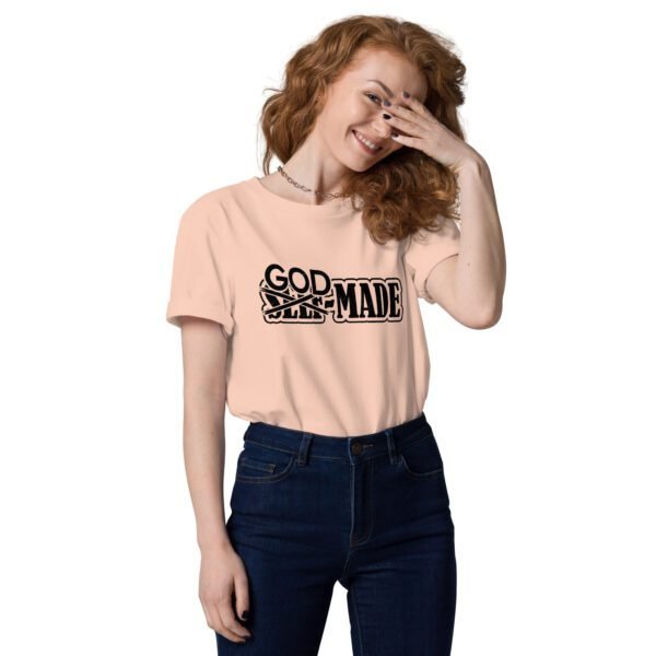 Organic Cotton Unisex T-Shirt in Cotton Pink, Dark Heather Blue, Desert Dust, Fraiche Peche, Heather Grey, Lavender, Red, and White – Sizes S-4XL – Eco-Friendly Spiritual Tee - Image 9