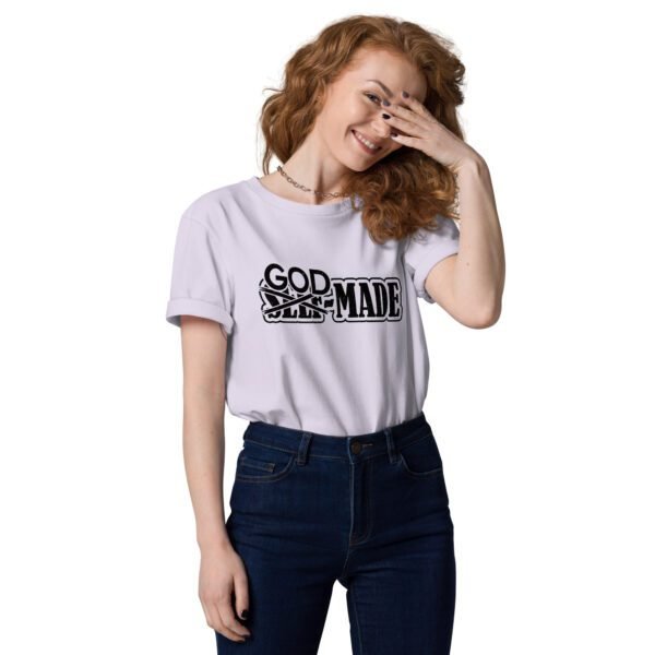 Organic Cotton Unisex T-Shirt in Cotton Pink, Dark Heather Blue, Desert Dust, Fraiche Peche, Heather Grey, Lavender, Red, and White – Sizes S-4XL – Eco-Friendly Spiritual Tee - Image 13