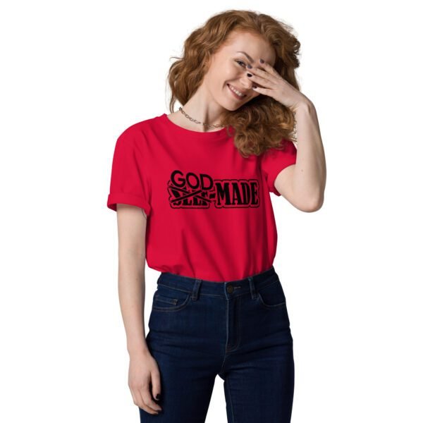 Organic Cotton Unisex T-Shirt in Cotton Pink, Dark Heather Blue, Desert Dust, Fraiche Peche, Heather Grey, Lavender, Red, and White – Sizes S-4XL – Eco-Friendly Spiritual Tee
