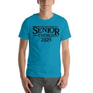 Senior Year T-Shirt 2025 in Aqua, Berry, Citron & More - 100% Combed Cotton - Lightweight & Comfortable - Available in XL, 2XL, 3XL - Ideal for Senior Year Celebrations