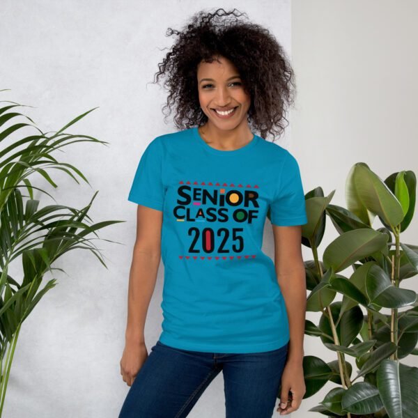 Senior Class of 2025 T-Shirt Collection in Aqua, Lilac, Mint & More - Sizes S-4XL - Soft Cotton for Seniors