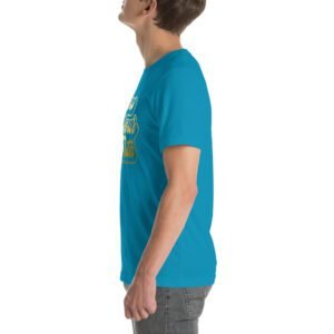 Autumn Aqua Unisex T-Shirt in Heather Orchid Berry Ocean Blue - XS-5XL | Lightweight