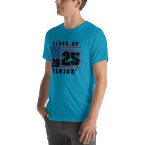 Class of 2025 Senior Year T-Shirt in Aqua, Ash, Citron, and More - Sizes S-4XL - Soft and Stylish