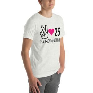 Senior Year Celebration T-Shirt 2025 - Peace Love Senior Year - Available in Multiple Colors and Sizes - 100% Combed Cotton - Lightweight and Comfortable - Perfect for Seniors - On-Demand Production - Reduce Overproduction - Ideal for Senior Year Celebrations - Great for Graduation - Shop Now!