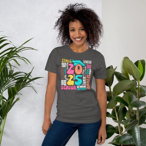 Senior Year 2025 T-Shirt Collection: Soft Cotton Blend in Various Colors & Sizes - Perfect for Seniors - On-Demand Production - Shop Now! - Image 5