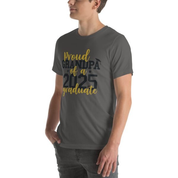 2025 Graduate Seniors T-Shirt in Asphalt, Citron, and Heather Mint - Grandpa's Pride Tee in Sizes 2XL-4XL, S-XL - Image 11