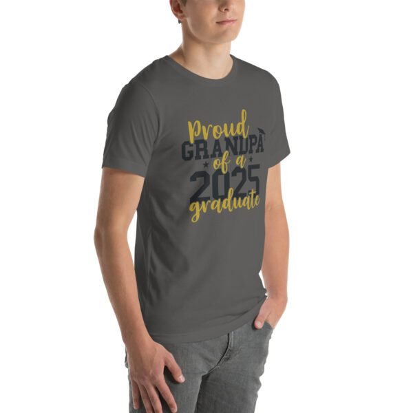 2025 Graduate Seniors T-Shirt in Asphalt, Citron, and Heather Mint - Grandpa's Pride Tee in Sizes 2XL-4XL, S-XL - Image 13