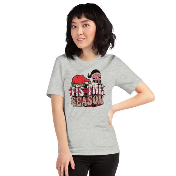 Festive Holiday Shirt in Athletic Heather, Black, Mint, Red, Toast, White - XS-4XL - 100% Cotton - Holiday T-Shirt for Men and Women - Image 37