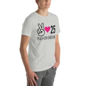 Senior Year Celebration T-Shirt 2025 - Peace Love Senior Year - Available in Multiple Colors and Sizes - 100% Combed Cotton - Lightweight and Comfortable - Perfect for Seniors - On-Demand Production - Reduce Overproduction - Ideal for Senior Year Celebrations - Great for Graduation - Shop Now!