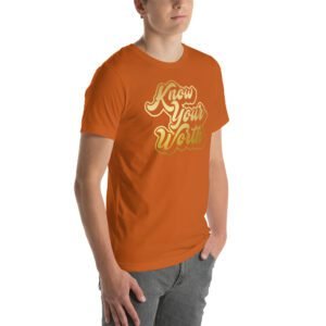 Autumn Aqua Unisex T-Shirt in Heather Orchid Berry Ocean Blue - XS-5XL | Lightweight