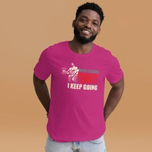 Quit Design Straightforward Message Shirt in Berry, Black, Forest, Navy - Sizes S-4XL | 100% Cotton | Lightweight