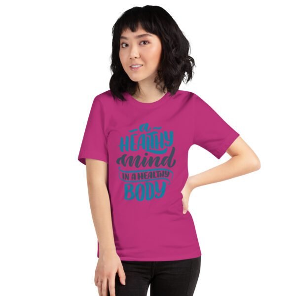 Mind and Body Fitness Shirt - Healthy Mind in a Healthy Body | Available in Various Colors and Sizes | Fitness T-Shirts - Image 19