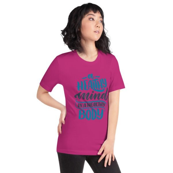 Mind and Body Fitness Shirt - Healthy Mind in a Healthy Body | Available in Various Colors and Sizes | Fitness T-Shirts - Image 21