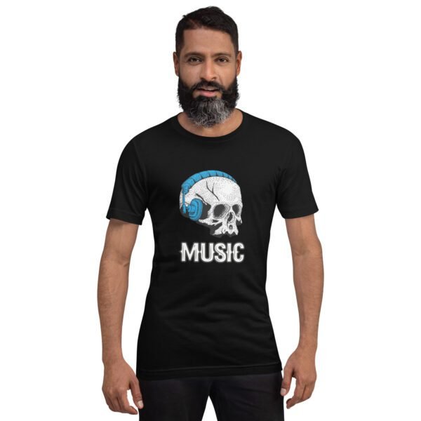 Music is My Life Premium Tee for Music Lovers in Black, Navy, Peach, Mustard, Red, White - XS-4XL - 100% Cotton - Lightweight - Image 2
