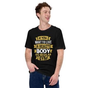 Get Motivated with our Workout Inspiration Shirt - Stay Fit and Healthy at the Gym | Available in Aqua, Berry, Black, and Dark Grey Heather | Sizes S-4XL | Fitness T-Shirt