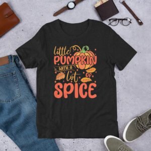 Festive Pumpkin Spice Kids' T-Shirt - Perfect for Fall Fun!