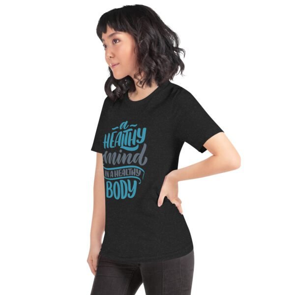 Mind and Body Fitness Shirt - Healthy Mind in a Healthy Body | Available in Various Colors and Sizes | Fitness T-Shirts - Image 3