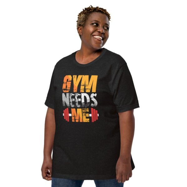 Premium Gym T-Shirt Collection: Black Heather, Brown, Cardinal, and More - Gym Needs Me - XS-5XL - 100% Cotton - Fitness Tees - Image 4