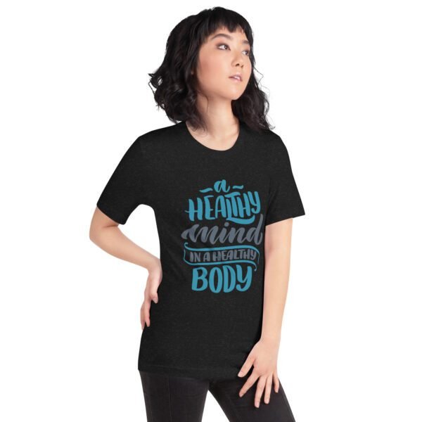 Mind and Body Fitness Shirt - Healthy Mind in a Healthy Body | Available in Various Colors and Sizes | Fitness T-Shirts - Image 4