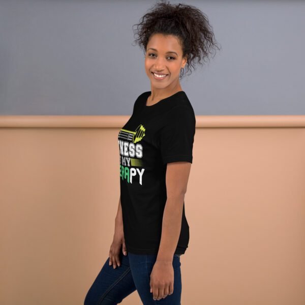 Fitness Is My Therapy Shirt - Berry, Black, Brown | S-4XL | 100% Cotton | Lightweight - Image 7