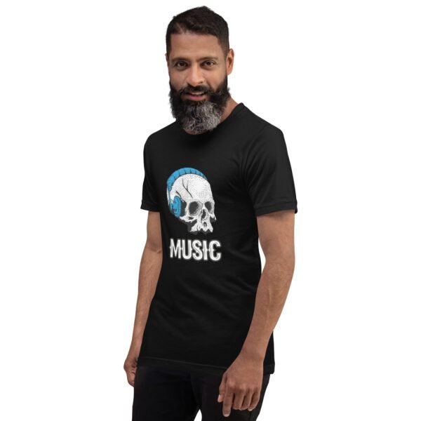 Music is My Life Premium Tee for Music Lovers in Black, Navy, Peach, Mustard, Red, White - XS-4XL - 100% Cotton - Lightweight - Image 4