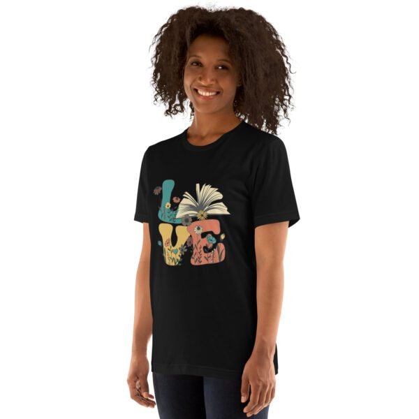 Vintage Unisex Love Vibes T-Shirt in Multiple Colors and Sizes - 100% Cotton Lightweight Tee with On-Demand Production - Image 3