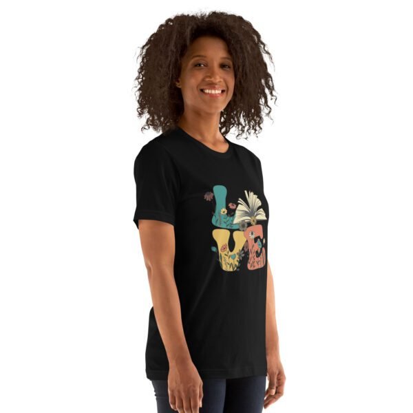 Vintage Unisex Love Vibes T-Shirt in Multiple Colors and Sizes - 100% Cotton Lightweight Tee with On-Demand Production - Image 5