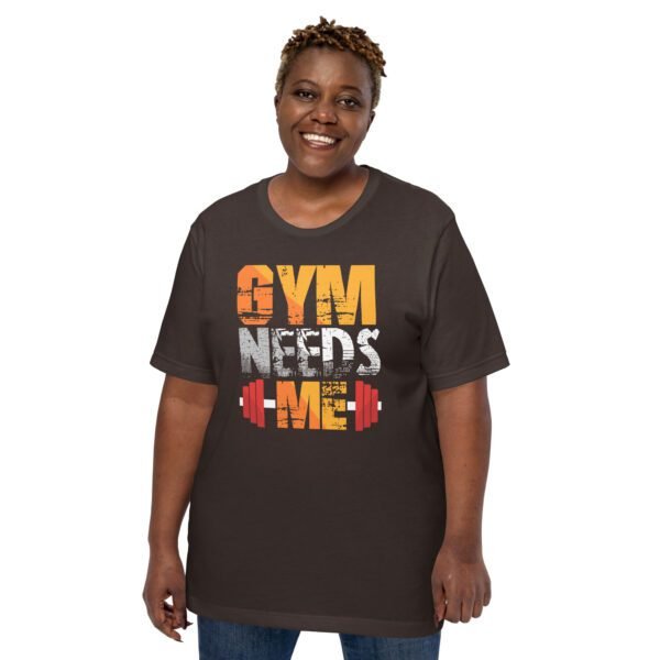 Premium Gym T-Shirt Collection: Black Heather, Brown, Cardinal, and More - Gym Needs Me - XS-5XL - 100% Cotton - Fitness Tees