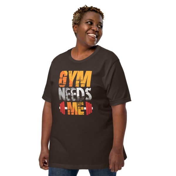 Premium Gym T-Shirt Collection: Black Heather, Brown, Cardinal, and More - Gym Needs Me - XS-5XL - 100% Cotton - Fitness Tees - Image 18