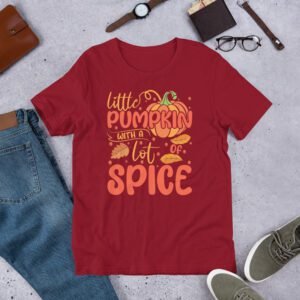 Festive Pumpkin Spice Kids' T-Shirt - Perfect for Fall Fun!
