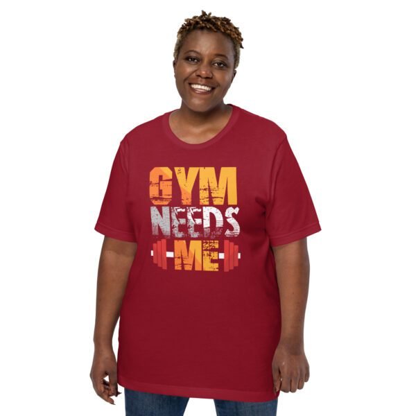 Premium Gym T-Shirt Collection: Black Heather, Brown, Cardinal, and More - Gym Needs Me - XS-5XL - 100% Cotton - Fitness Tees - Image 14
