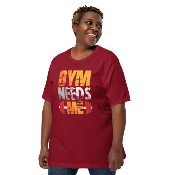 Premium Gym T-Shirt Collection: Black Heather, Brown, Cardinal, and More - Gym Needs Me - XS-5XL - 100% Cotton - Fitness Tees - Image 16