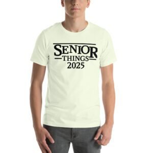 Senior Year T-Shirt 2025 in Aqua, Berry, Citron & More - 100% Combed Cotton - Lightweight & Comfortable - Available in XL, 2XL, 3XL - Ideal for Senior Year Celebrations