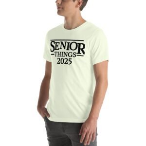 Senior Year T-Shirt 2025 in Aqua, Berry, Citron & More - 100% Combed Cotton - Lightweight & Comfortable - Available in XL, 2XL, 3XL - Ideal for Senior Year Celebrations