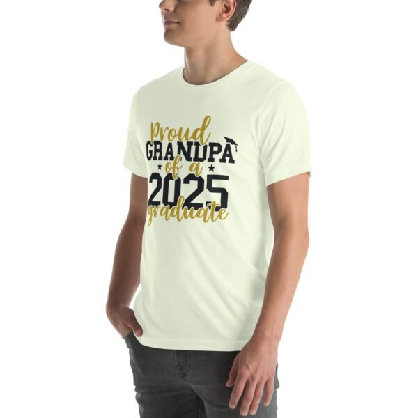 2025 Graduate Seniors T-Shirt in Asphalt, Citron, and Heather Mint - Grandpa's Pride Tee in Sizes 2XL-4XL, S-XL - Image 46