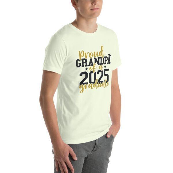 2025 Graduate Seniors T-Shirt in Asphalt, Citron, and Heather Mint - Grandpa's Pride Tee in Sizes 2XL-4XL, S-XL - Image 48