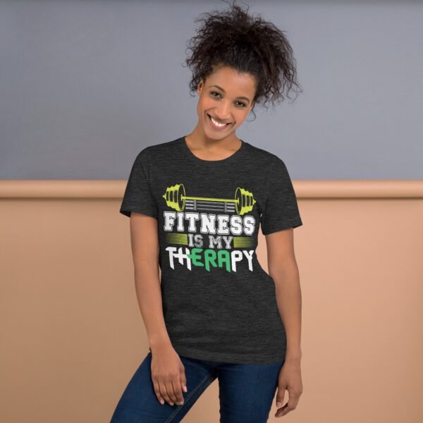 Fitness Is My Therapy Shirt - Berry, Black, Brown | S-4XL | 100% Cotton | Lightweight - Image 37