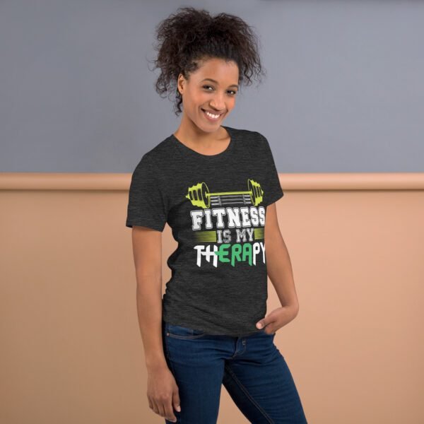 Fitness Is My Therapy Shirt - Berry, Black, Brown | S-4XL | 100% Cotton | Lightweight - Image 40