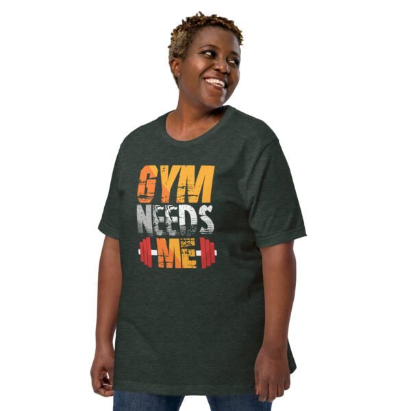 Premium Gym T-Shirt Collection: Black Heather, Brown, Cardinal, and More - Gym Needs Me - XS-5XL - 100% Cotton - Fitness Tees - Image 24