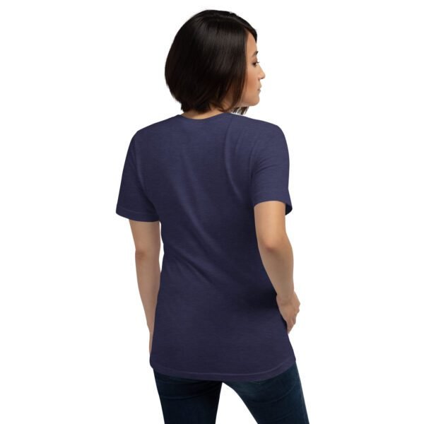 Heather Prism Lilac Unisex T-Shirt | Black Cotton Tee | XS-4XL Sizes | Lightweight Comfort - Image 8