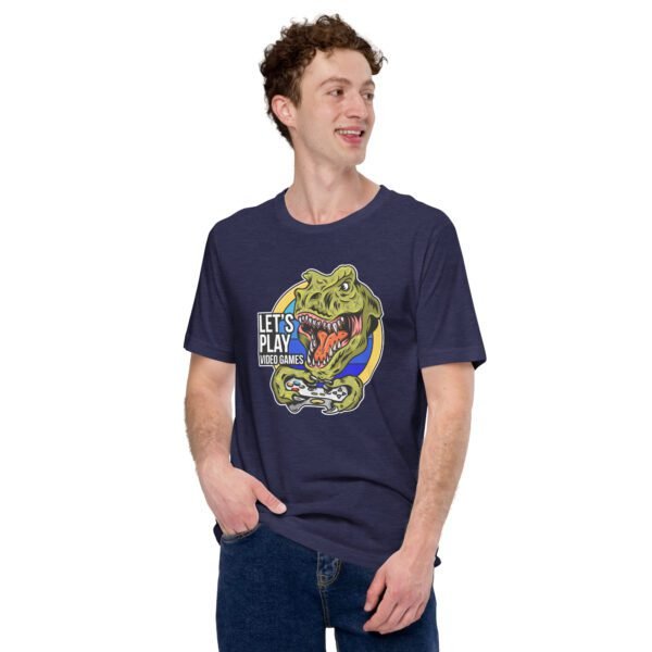 T-Rex Gamer Rage Dinosaur Gaming Shirt in Multiple Colors and Sizes - 100% Cotton Lightweight Humor T-Shirts - Image 6