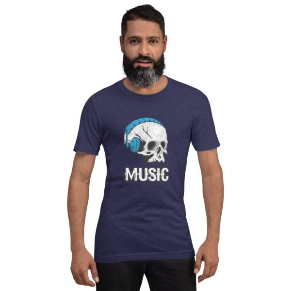 Music is My Life Premium Tee for Music Lovers in Black, Navy, Peach, Mustard, Red, White - XS-4XL - 100% Cotton - Lightweight