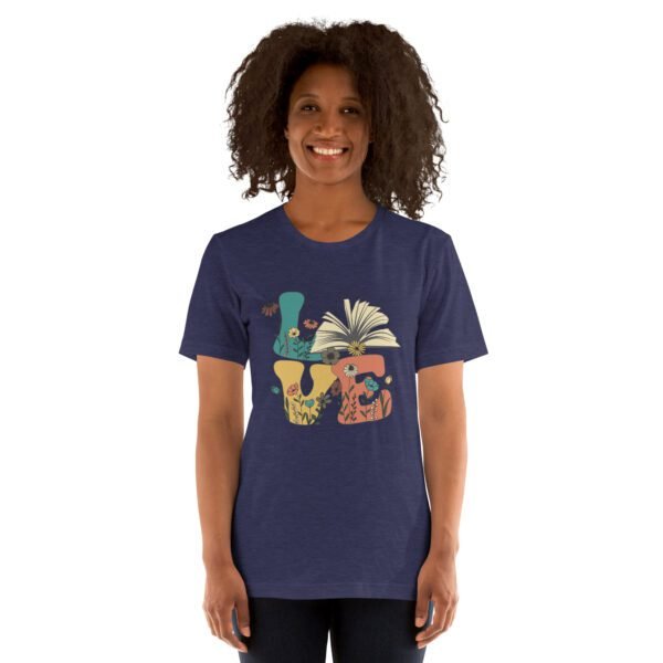 Vintage Unisex Love Vibes T-Shirt in Multiple Colors and Sizes - 100% Cotton Lightweight Tee with On-Demand Production - Image 7