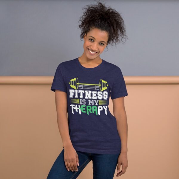 Fitness Is My Therapy Shirt - Berry, Black, Brown | S-4XL | 100% Cotton | Lightweight - Image 25